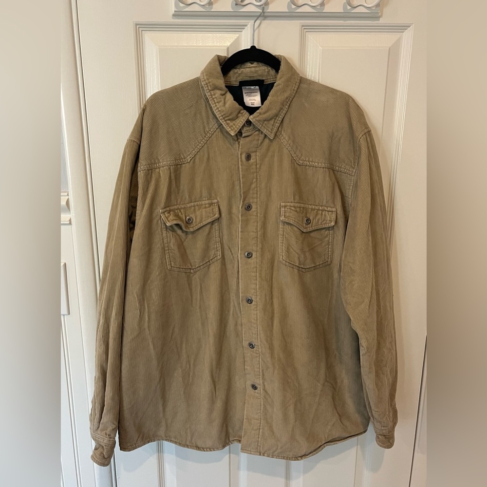 Men’s Patagonia Brown Corduroy Insulated Shacket